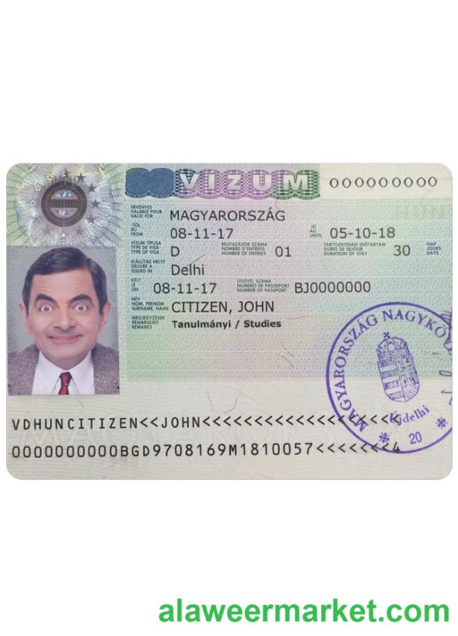 HUNGARY visa